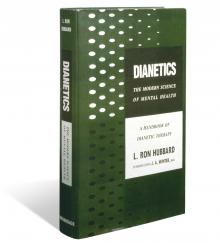 Primera edición de Dianética: El Poder del Pensamiento sobre el Cuerpo, publicada el 9 de mayo de 1950. 