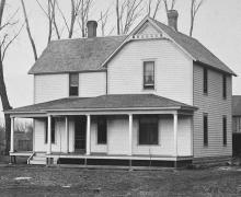 Familiens hjem, Tilden, Nebraska, ca. 1910.